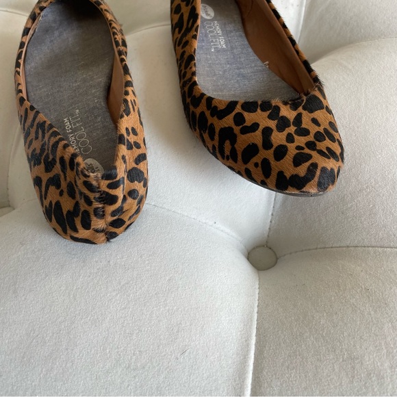Leopard Mohair pointed toe flats - Picture 6 of 6